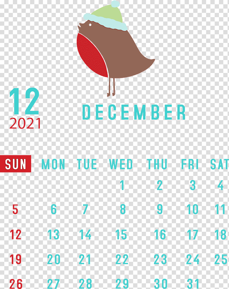 htc hero logo aqua m shoe text, December 2021 Printable Calendar, December 2021 Calendar, Watercolor, Paint, Wet Ink, Line transparent background PNG clipart