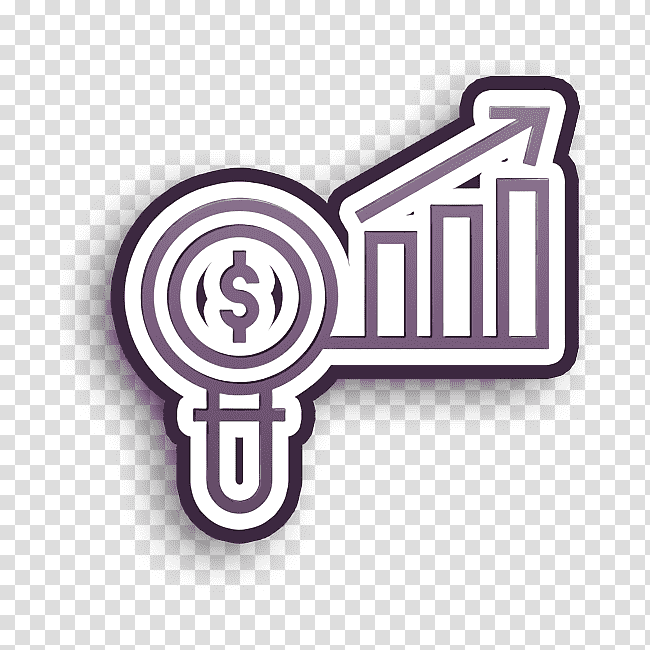 Revenue icon Accounting icon Growth icon, Logo, Symbol, Line, Meter, Geometry, Mathematics transparent background PNG clipart