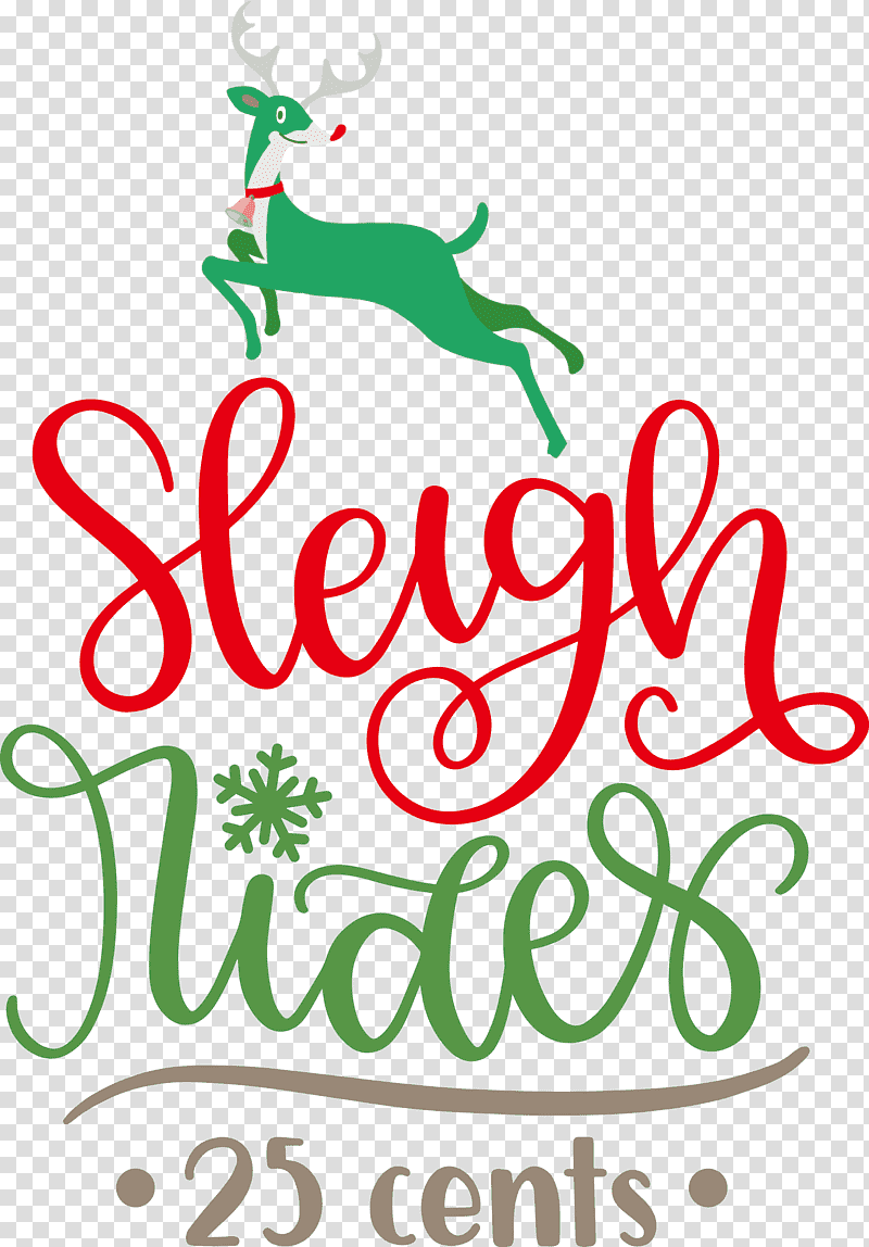 Sleigh Rides Deer reindeer, Christmas , Christmas Tree, Christmas Ornament M, Christmas Day, Logo, Text transparent background PNG clipart