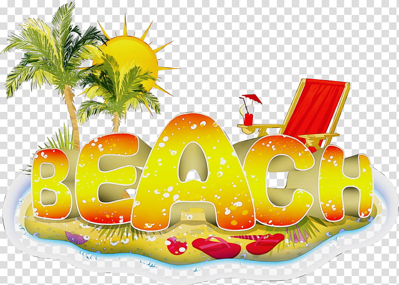 Summer vacation, Watercolor, Paint, Wet Ink, Summer
, Beach, Seaside Resort, Sunny Beach transparent background PNG clipart