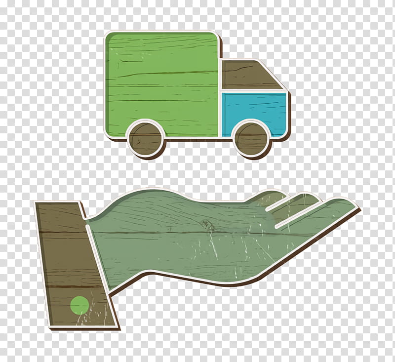 Delivery truck icon Shipping and delivery icon Insurance icon, Angle, Green, Geometry, Mathematics transparent background PNG clipart