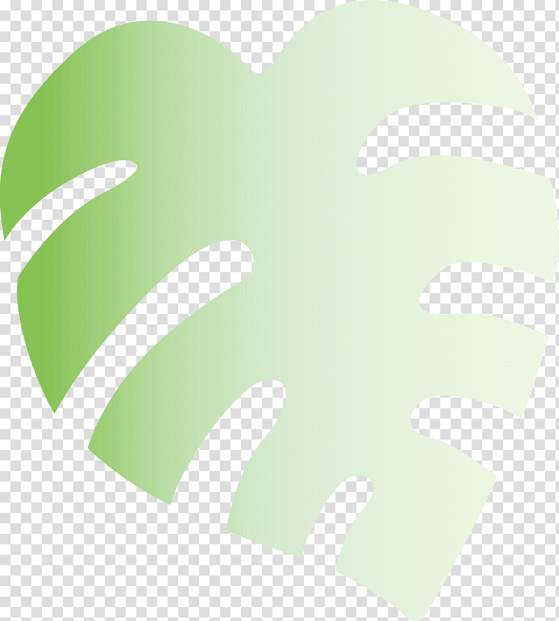 monstera tropical leaf, Logo, Green, Meter, Plants, Biology, Science transparent background PNG clipart