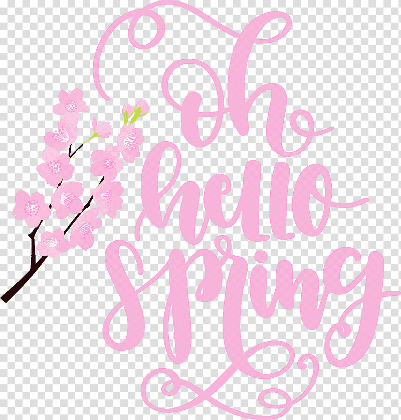Free Vector  Pink calligraphic hello