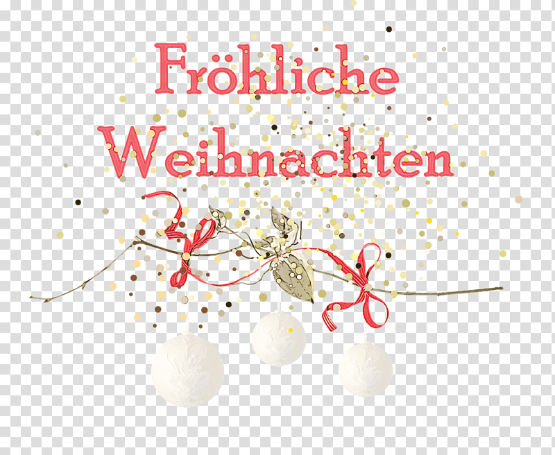 Christmas ornament, Frohliche Weihnachten, Merry Christmas, Watercolor, Paint, Wet Ink, Christmas Ornament M transparent background PNG clipart