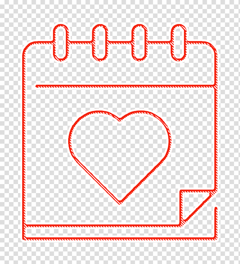 Calendar icon Wedding day icon Wedding icon, Line, Meter, Paper, Heart, M095, Mathematics transparent background PNG clipart