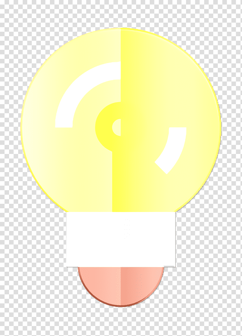 Digital Marketing icon Lightbulb icon Creativity icon, Symbol, Chemical Symbol, Yellow, Meter, Lighting, Science transparent background PNG clipart