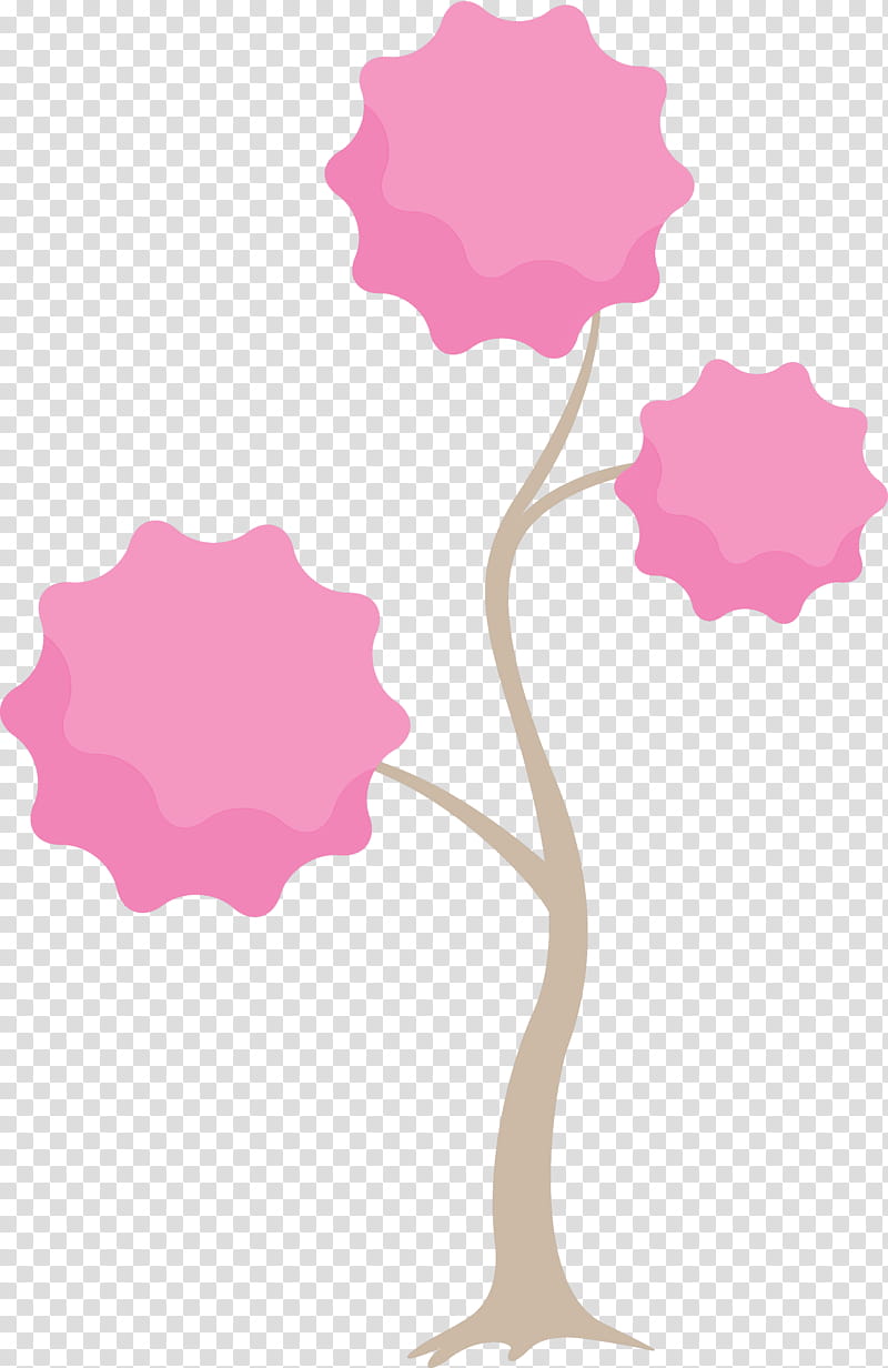 pink tree material property plant, Abstract Tree, Cartoon Tree, Tree transparent background PNG clipart