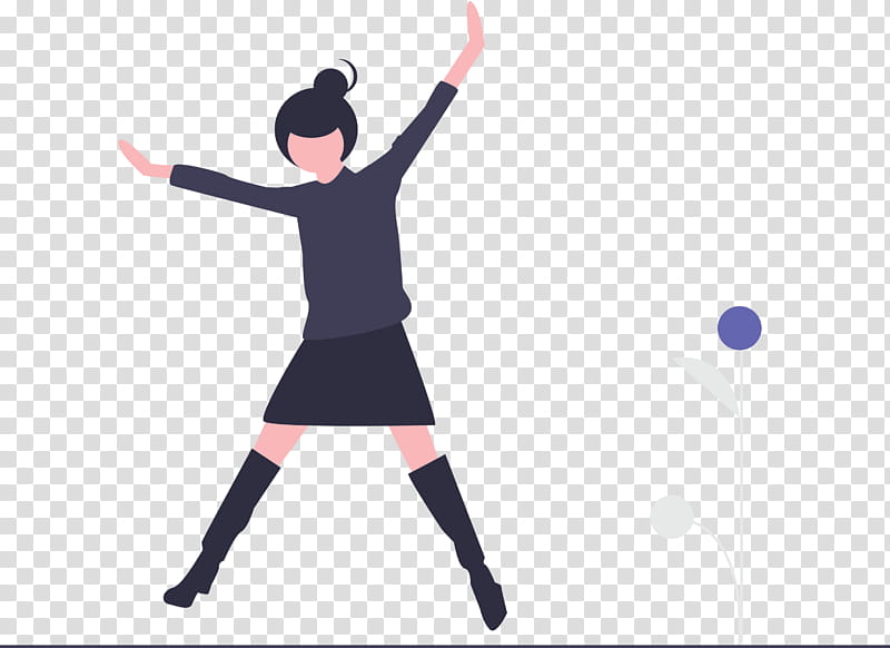girl, Volleyball Player, Throwing A Ball, Playing Sports, Sports Equipment, Happy, Silhouette transparent background PNG clipart