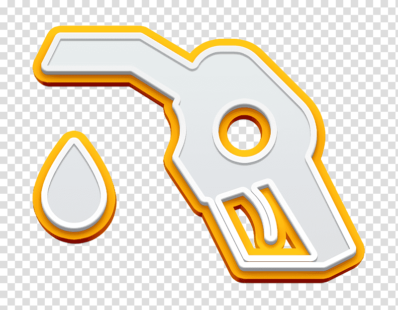 Construction & Industry icon Gas station icon Fuel icon, Chemical Symbol, Logo, Yellow, Meter, Computer Hardware, Chemistry transparent background PNG clipart