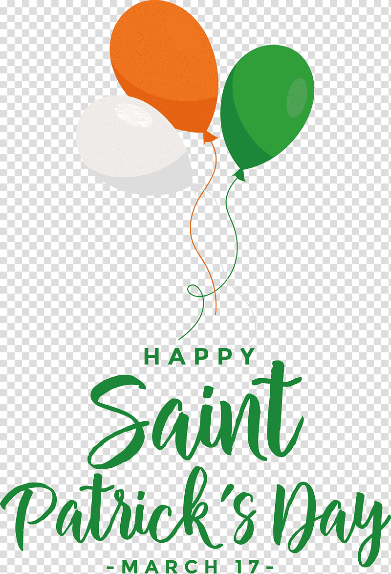 st pats day balloons clipart