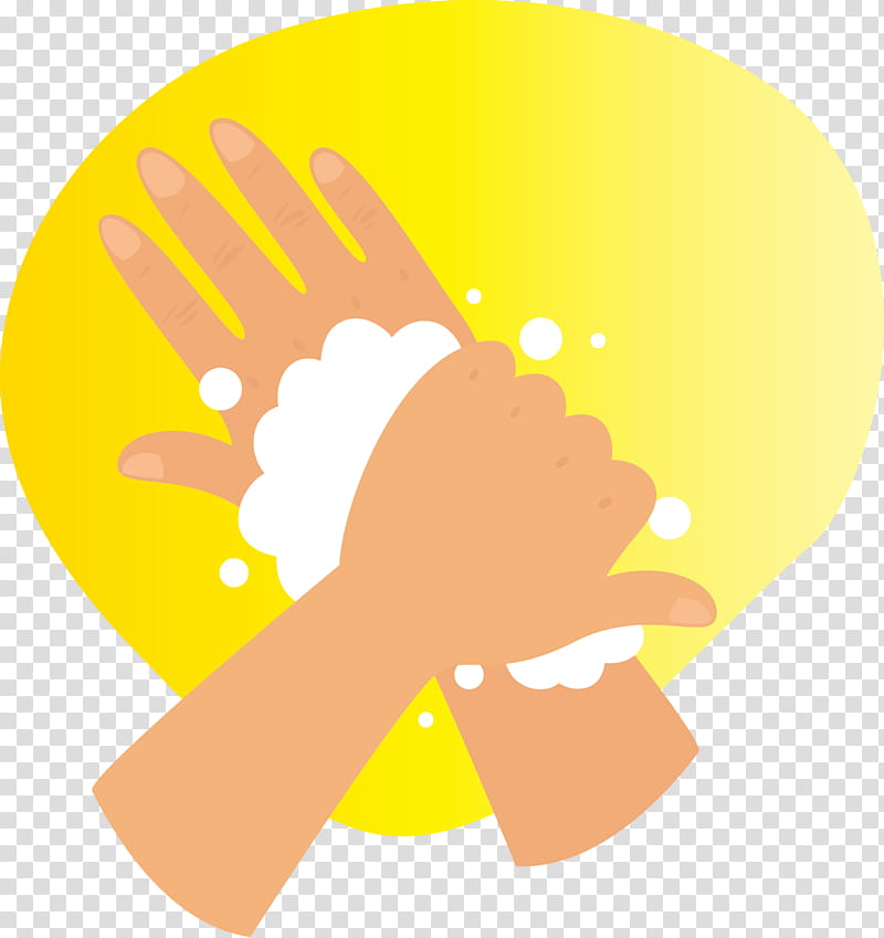 Hand washing Handwashing hand hygiene, Hand Hygiene , Yellow, Line, Meter, Behavior, Human transparent background PNG clipart