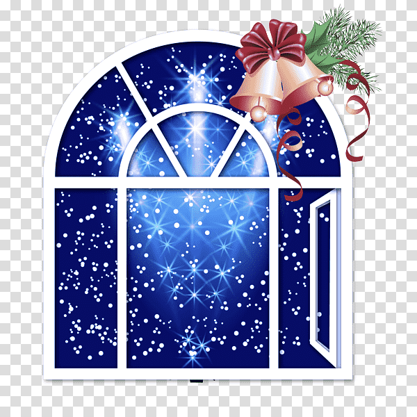 Christmas window, Christmas Decoration, Christmas Day, Christmas Ornament, Santa Claus, Christmas Tree, Wreath transparent background PNG clipart