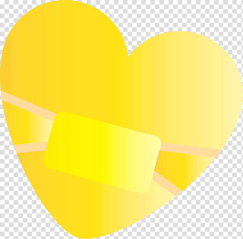 yellow heart love heart smile, Emoji, Medical Mask, Corona Virus Disease, Watercolor, Paint, Wet Ink, Logo transparent background PNG clipart