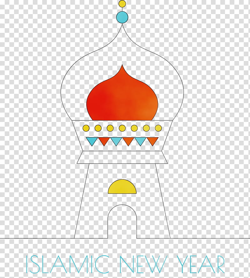 logo yellow line point area, Islamic New Year, Arabic New Year, Hijri New Year, Muslims, Watercolor, Paint, Wet Ink transparent background PNG clipart
