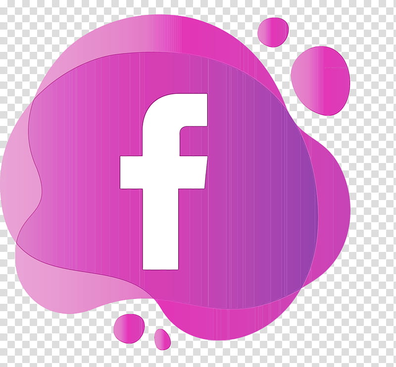 Social media, Facebook Purple Logo, Watercolor, Paint, Wet Ink, Social Network, Blog, Social Networking Service transparent background PNG clipart