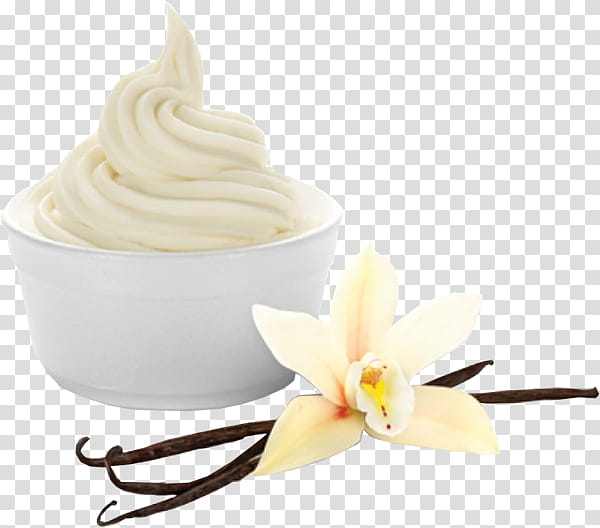 Ice cream, Food, Buttercream, Whipped Cream, Frozen Yogurt, Soft Serve Ice Creams, Dessert, Vanilla transparent background PNG clipart