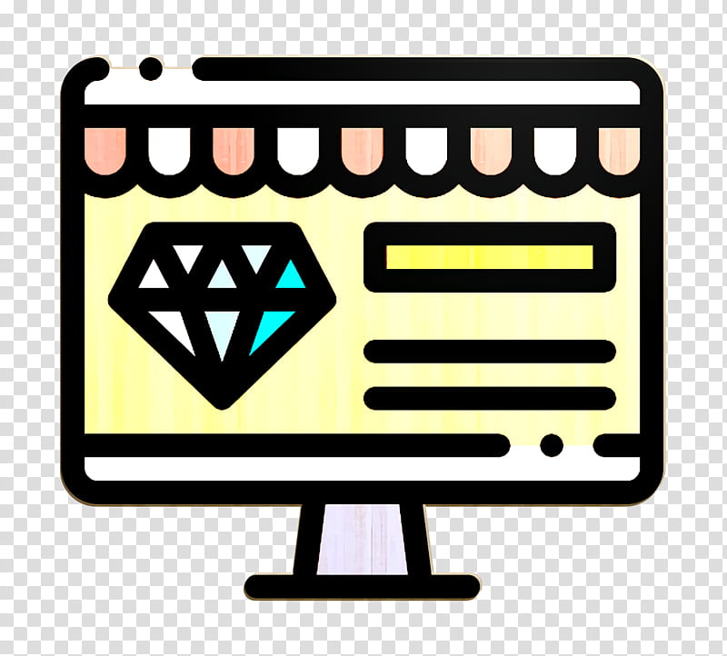Jewelry icon Diamond icon Online shop icon, Sign transparent background PNG clipart