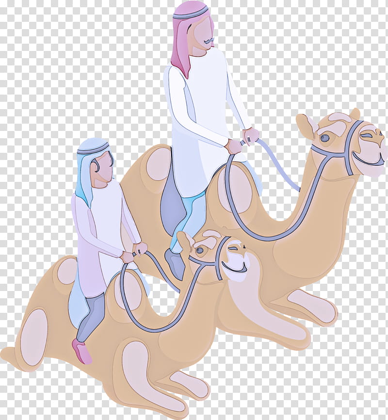 Arabic Family Arab people Arabs, Camel, Camelid, Cartoon, Arabian Camel transparent background PNG clipart