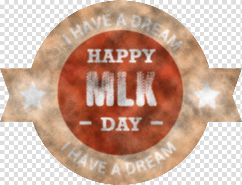 MLK Day Martin Luther King Jr. Day, Martin Luther King Jr Day, Orange, Label, Logo, Badge, Anniversary, Metal transparent background PNG clipart