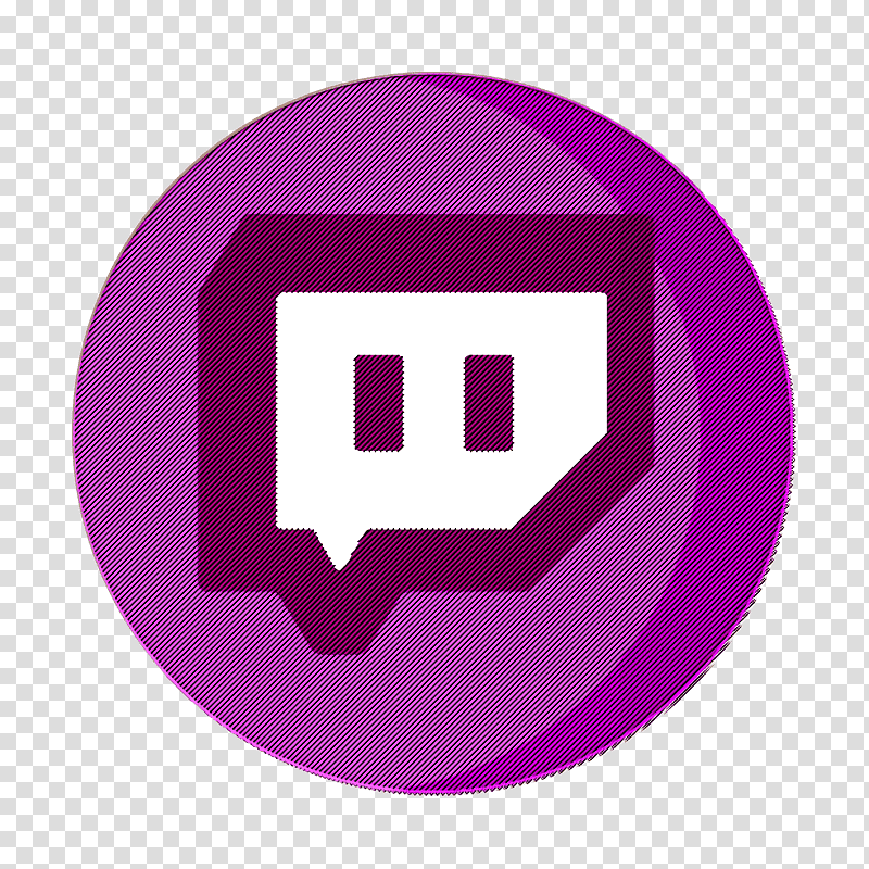 Twitch logo PNG transparent image download, size: 2816x1041px