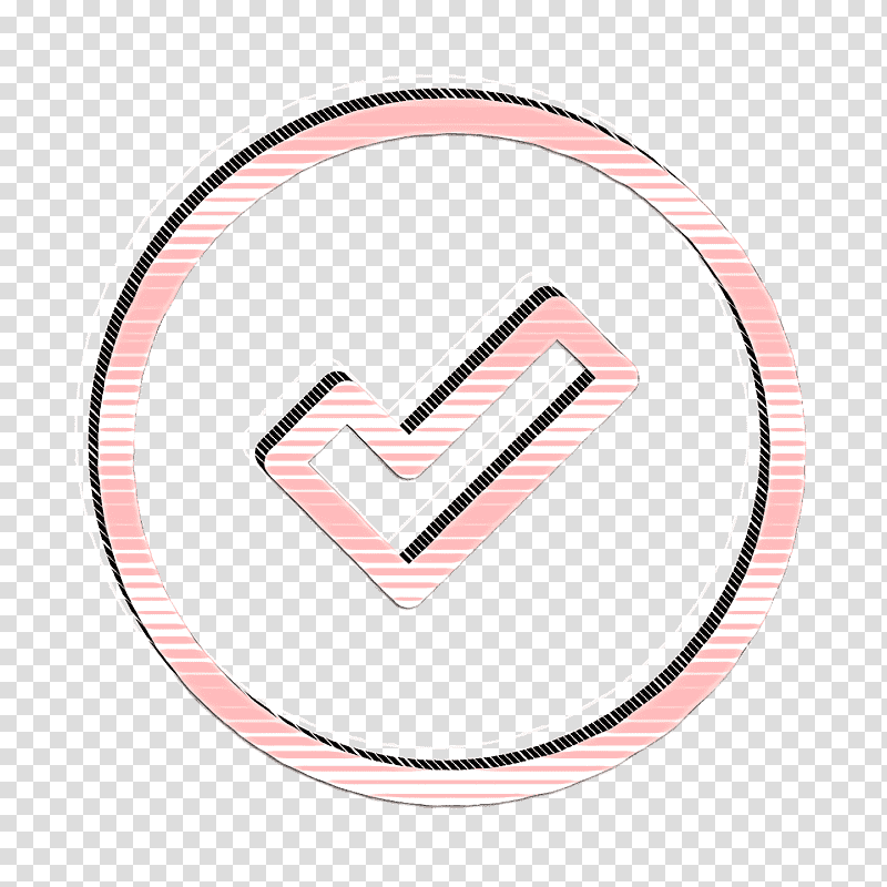 Tick icon interface icon Check mark icon, Interface Icon Assets Icon, Meter, Line, Symbol, Mathematics, Geometry transparent background PNG clipart