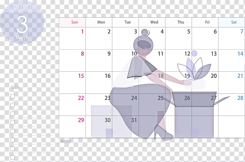 March 2020 Calendar March 2020 Printable Calendar 2020 Calendar, Text, Line, Diagram, Paper, Paper Product transparent background PNG clipart