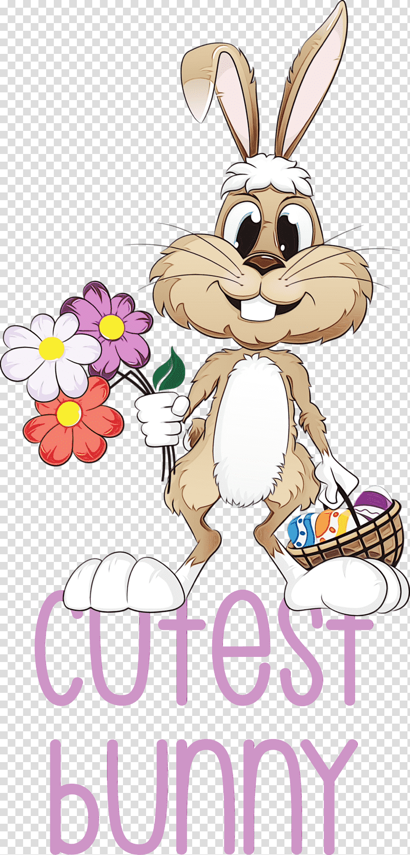 drawing cartoon streaming media painting, Cutest Bunny, Easter Day, Happy Easter, Watercolor, Wet Ink, Criss Angel transparent background PNG clipart