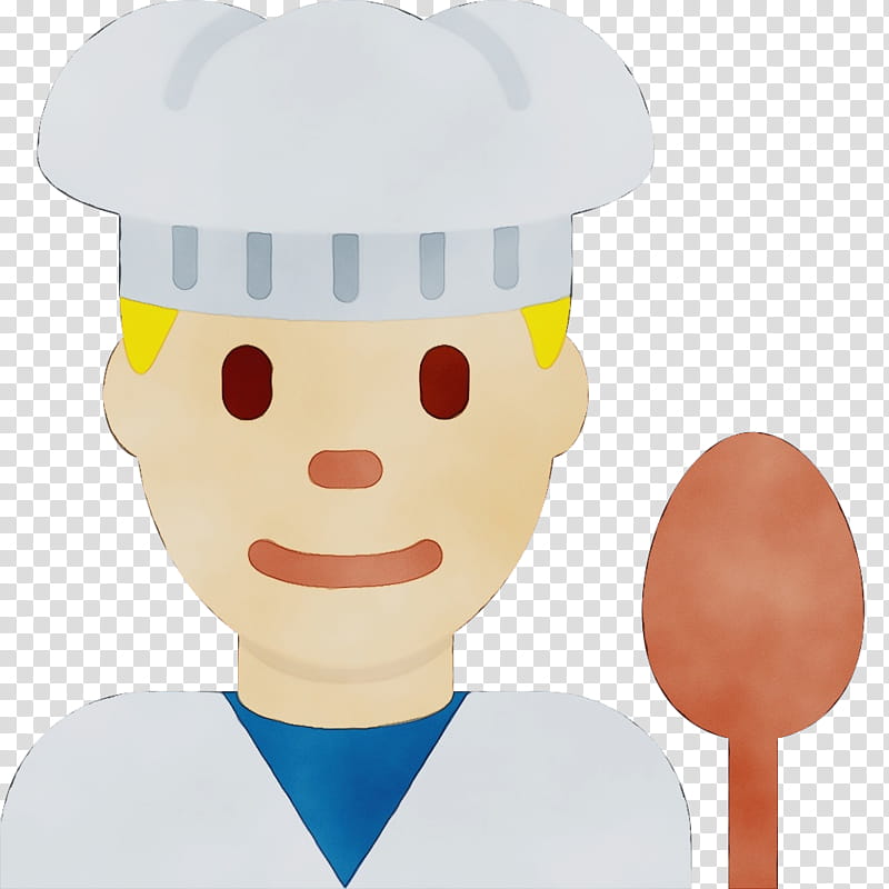 Chef, Cartoon, Cooking, Recipe, Profession, Human Skin Color, Light Skin, Head transparent background PNG clipart