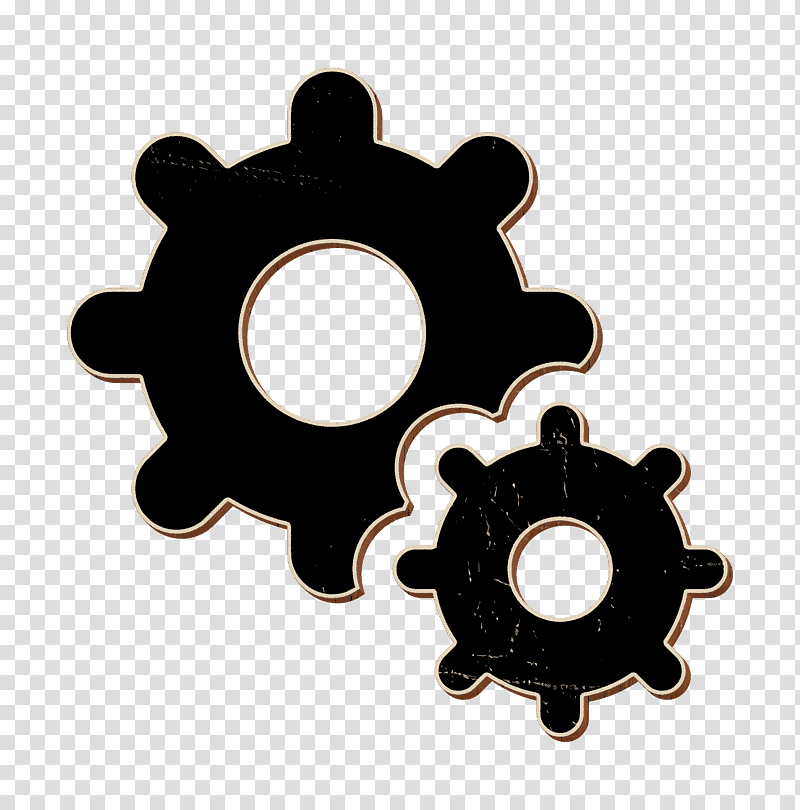 Settings icon icon Workflow icon, Work Icon, Gear, Sprocket, Wheel, Bevel Gear transparent background PNG clipart