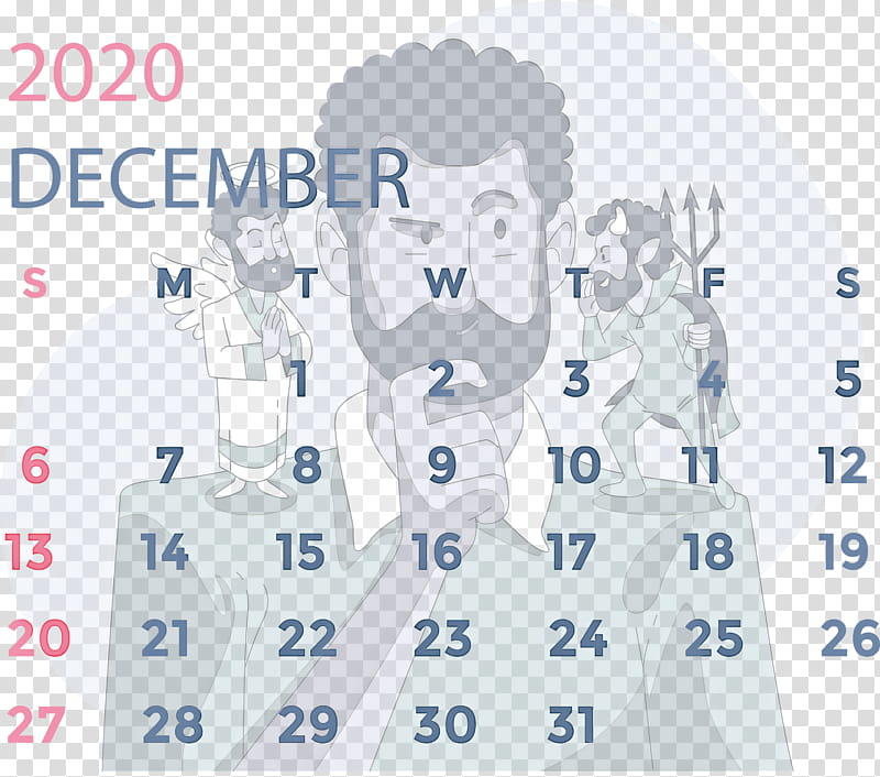 December 2020 Printable Calendar December 2020 Calendar, Meter, Calendar System, January, Line, Science, Biology transparent background PNG clipart