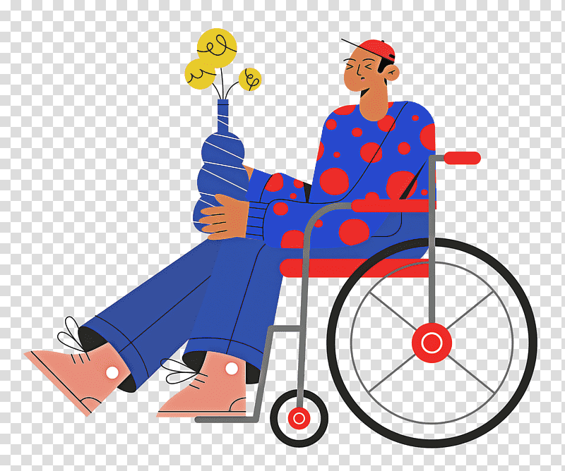 sitting on wheelchair wheelchair sitting, Cartoon, Line, Behavior, Play M Entertainment, Human, Geometry transparent background PNG clipart
