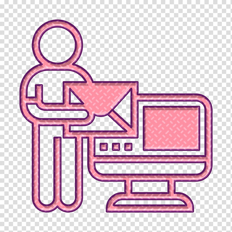 Communication icon Texting icon Email icon, Line Art, Cartoon, Poster, Logo, Creativity transparent background PNG clipart