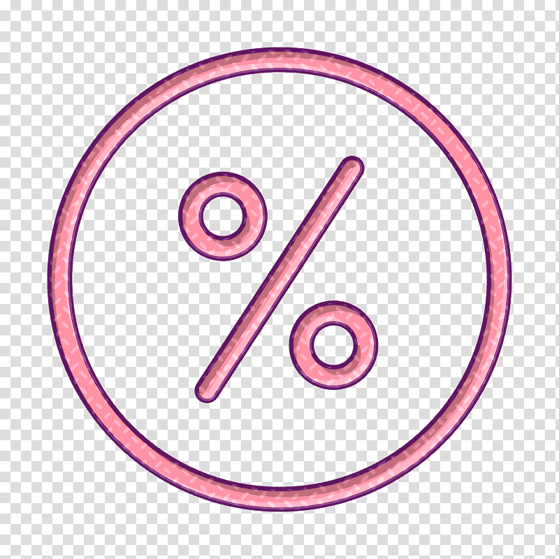 Percent icon E-commerce icon Discount icon, E Commerce Icon, Wechat, Social Media, Emoticon, Smiley, Trash transparent background PNG clipart