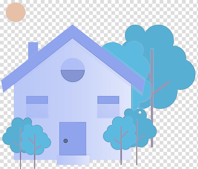 house home, Blue, Line, Real Estate transparent background PNG clipart