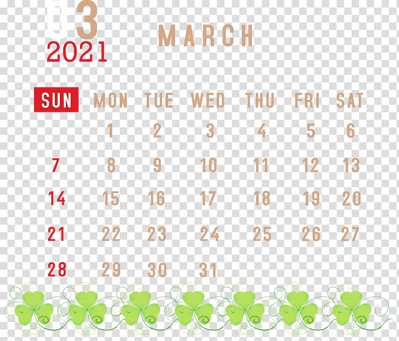 font line meter number calendar system, March 2021 Printable Calendar, 2021 calendar, March Calendar, Watercolor, Paint, Wet Ink transparent background PNG clipart