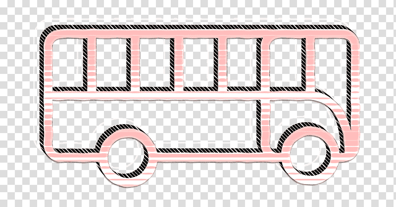 Bus icon Transportation icon, Meter, Car, Line, Mathematics, Geometry transparent background PNG clipart