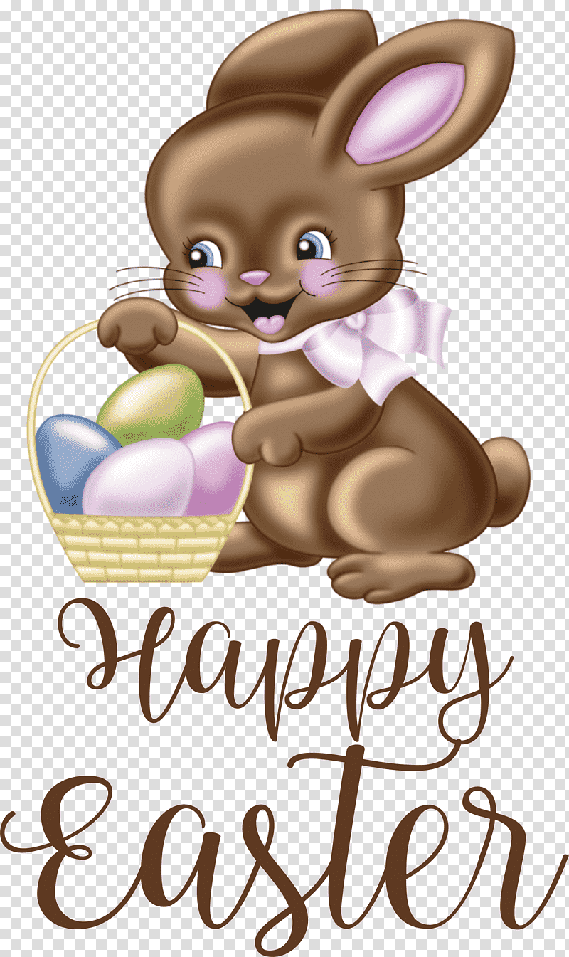 Happy Easter Day Easter Day Blessing easter bunny, Cute Easter, Easter Egg, Hare, Easter Sunday, Easter Basket, Rabbit transparent background PNG clipart