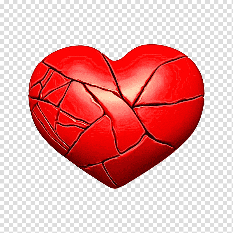 Broken heart, Watercolor, Paint, Wet Ink, Cartoon transparent background PNG clipart