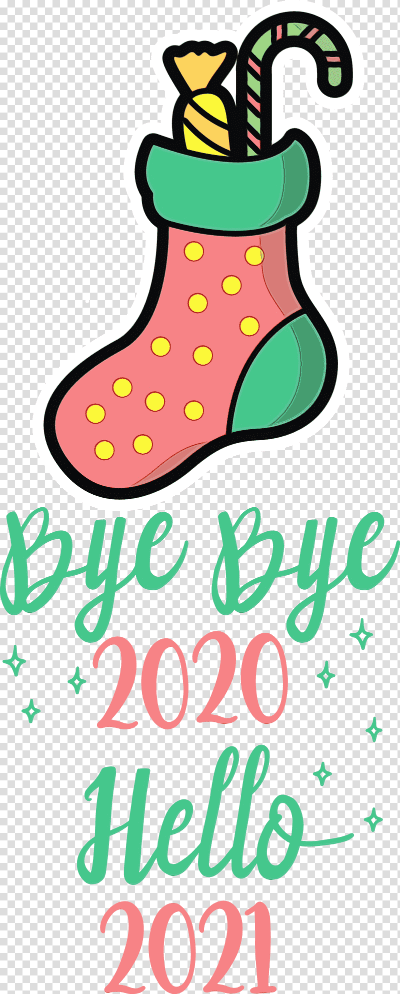 shoe line meter pattern geometry, Hello 2021 Year, Bye Bye 2020 Year, Watercolor, Paint, Wet Ink, Mathematics transparent background PNG clipart