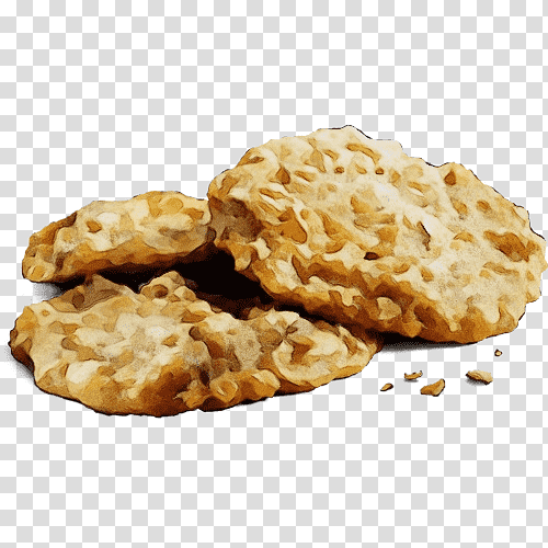 anzac biscuit biscuit oatmeal raisin cookie cracker baked good, Watercolor, Paint, Wet Ink, Baking, Snack, Goods transparent background PNG clipart