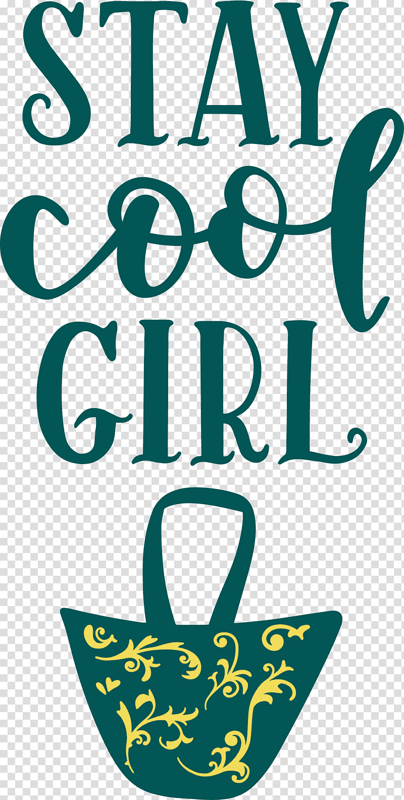 Stay Cool Girl Fashion Girl, Logo, Symbol, Meter, Chemical Symbol, Teal, Line transparent background PNG clipart