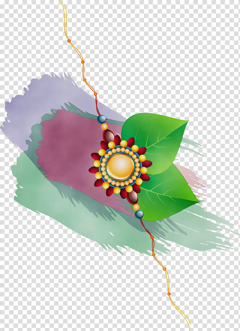 leaf philippines flower department of the interior and local government, Raksha Bandhan, Rakhi Pournima, Saluno, Ujjwal Silono, Rakri, Watercolor, Paint transparent background PNG clipart