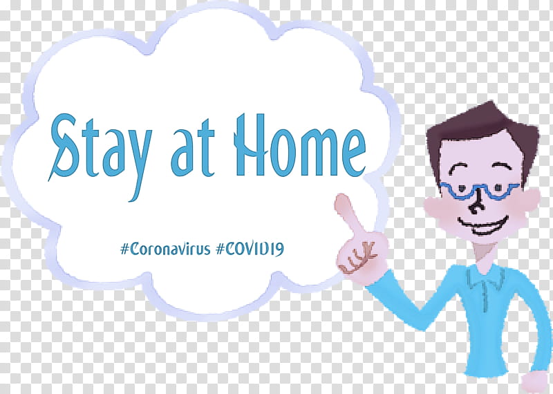 Stay at home Coronavirus COVID19, Text, Cartoon, Smile, Happy, Logo, Gesture transparent background PNG clipart
