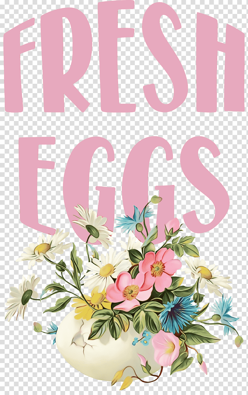 Floral design, Fresh Eggs, Watercolor, Paint, Wet Ink, Flower Bouquet, Cut Flowers transparent background PNG clipart