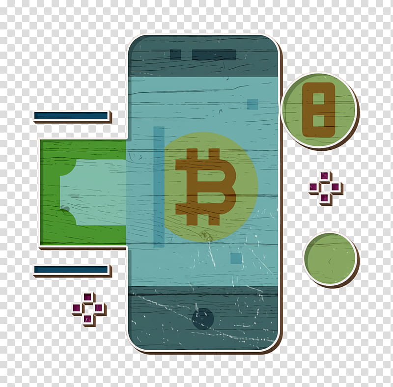 Bitcoin icon, Green, Games, Technology, Recreation, Mobile Phone Case transparent background PNG clipart
