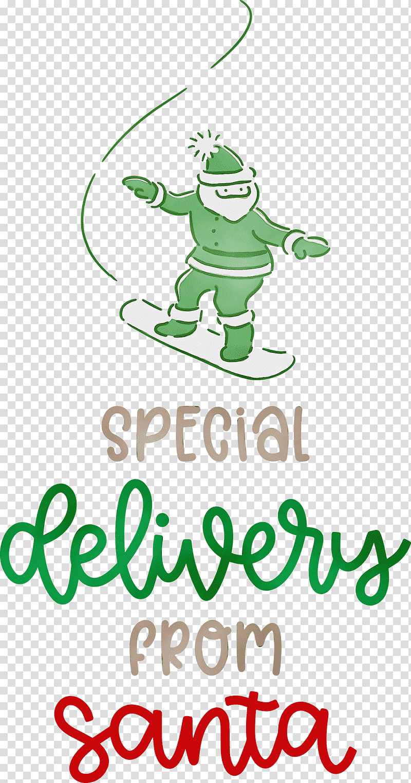 logo meter character cartoon line, Special Delivery From Santa, Christmas , Watercolor, Paint, Wet Ink, Happiness transparent background PNG clipart