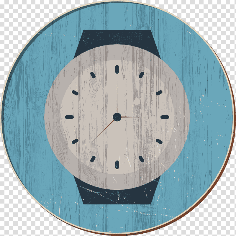 Watch icon Clock icon Hotel and Services icon, Circle, M083vt, Wood, Teal, Microsoft Azure, Mathematics transparent background PNG clipart