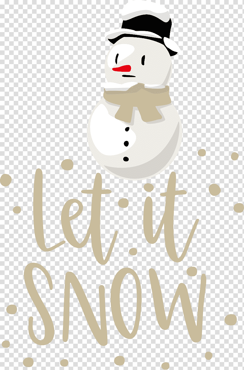 Let it Snow Snow Snowflake, Logo, Cartoon, Character, Meter, Snowman transparent background PNG clipart