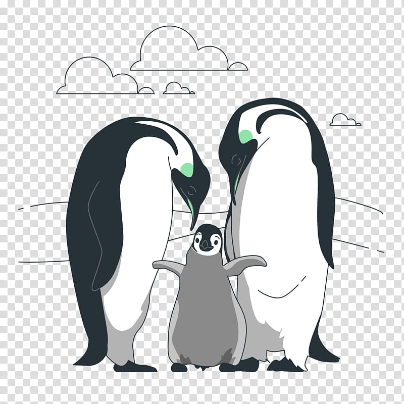 Happy Family Day Family Day, Cat, Penguins, Birds, Dog, Flightless Bird, Cartoon, Beak transparent background PNG clipart