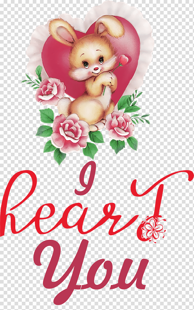 I Heart You Valentines Day Love, Easter Bunny, Red Easter Egg, Rabbit, Friendship, Hug, Drawing transparent background PNG clipart